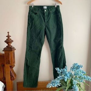Sunday Best • Green Corduroy Boot‎ Pants